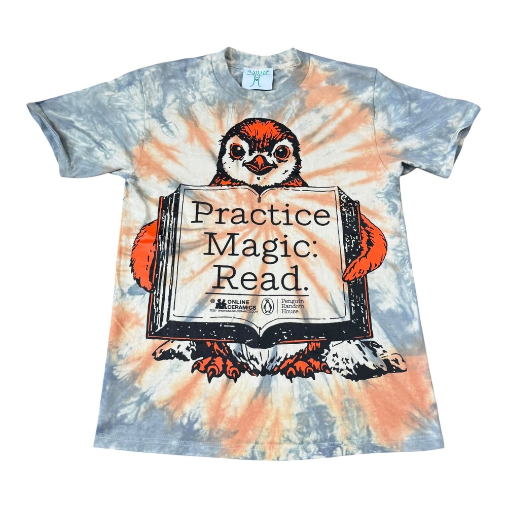 Online Ceramics Penguin Random House Practice Magic Read Shirt Men's Small